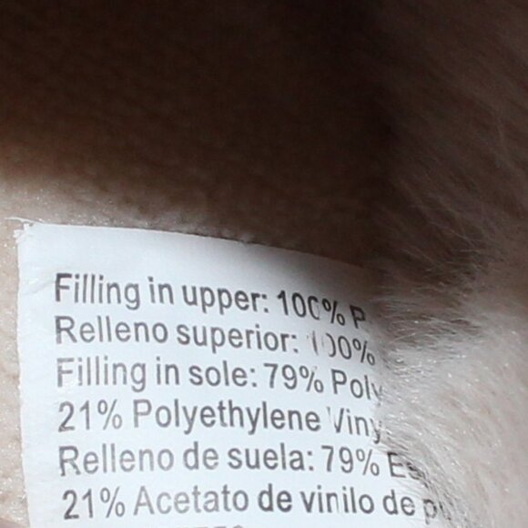 Joyspun Women's Size 9 Beige Platform Clog Slippers - Picture 11 of 12